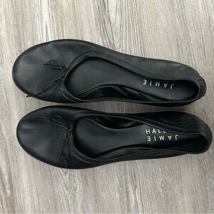 Jamie Haller Black Leather Ballet Flats Size 38